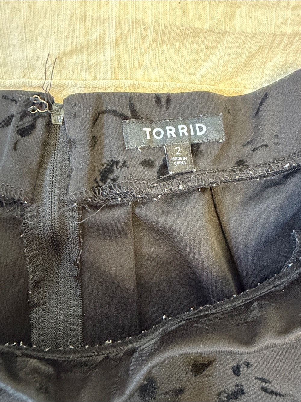 Torrid Burnout Velvet Pleated Skater Skirt - Picture 2 of 10